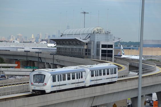The AirTrain at JFK Airport.